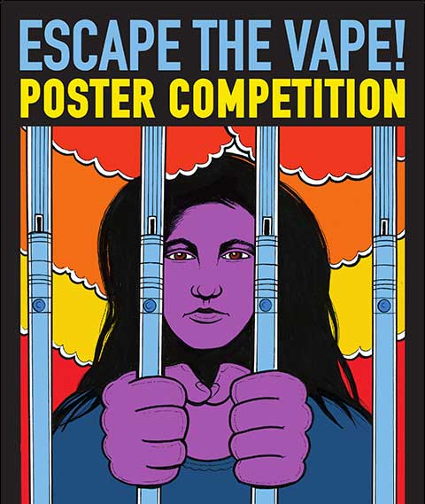 Escape the Vape Competition poster 2023
